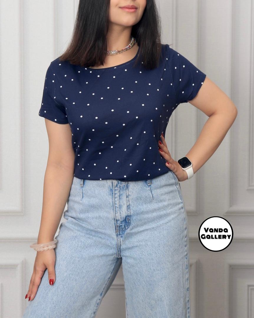 تیشرت خال خالی