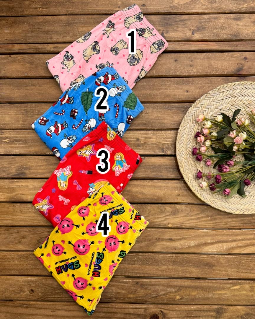 شلوار مخمل عروسکی