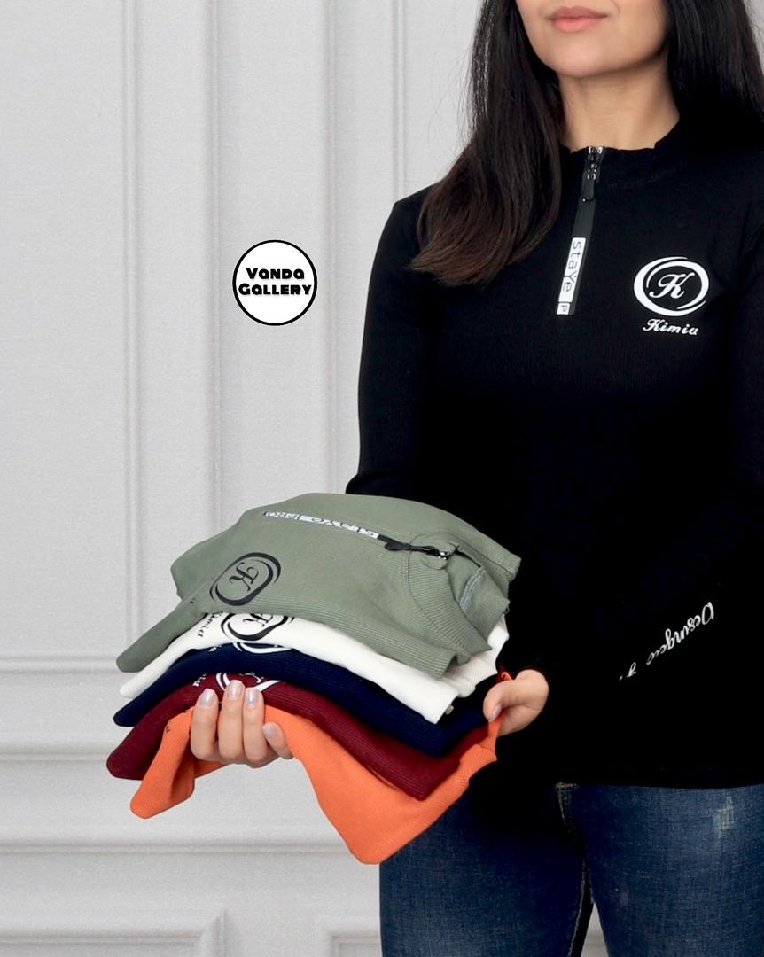 بلوز نیم زیپ