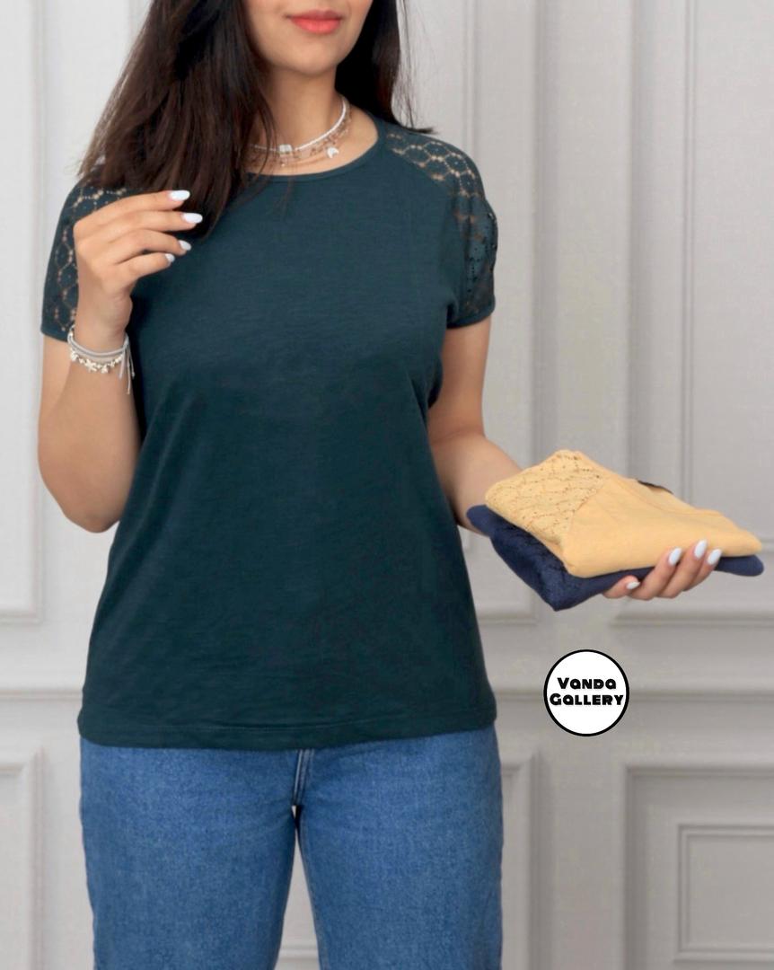 تی شرت آستین گیپور