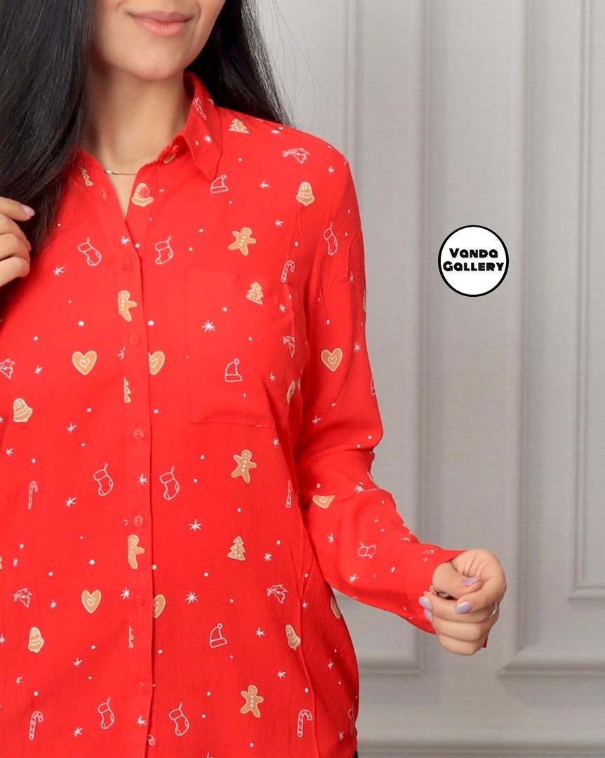 شومیز کریسمسی