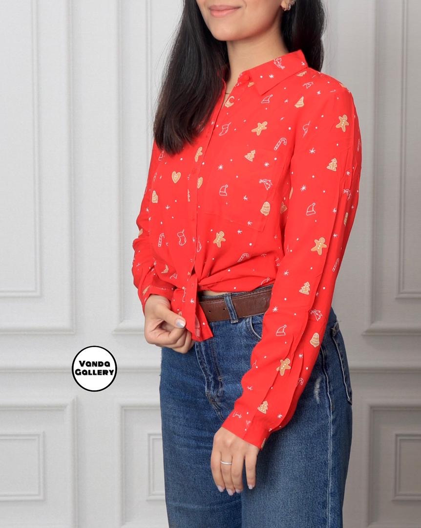 شومیز کریسمسی