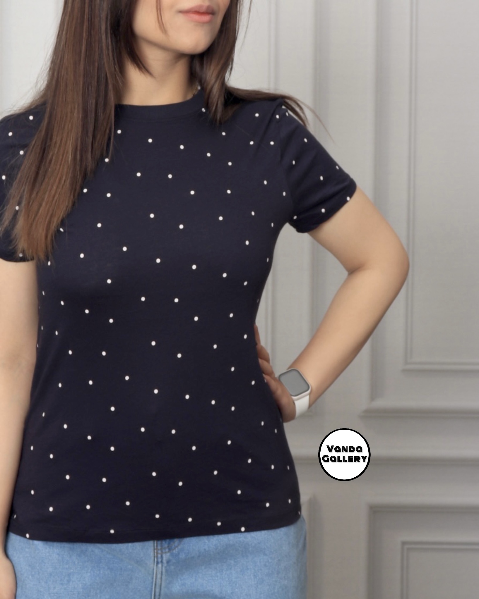 تیشرت خال خالی