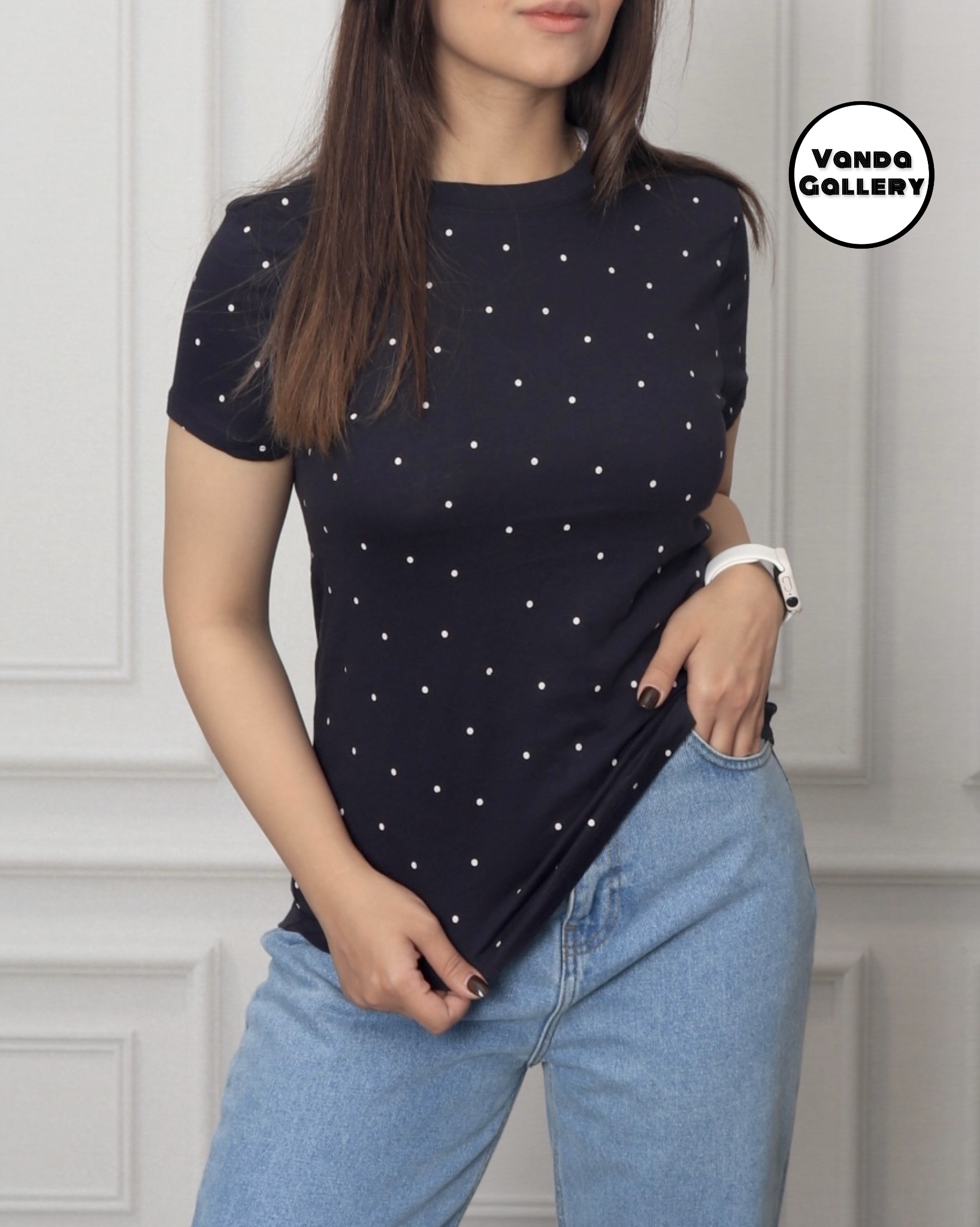 تیشرت خال خالی
