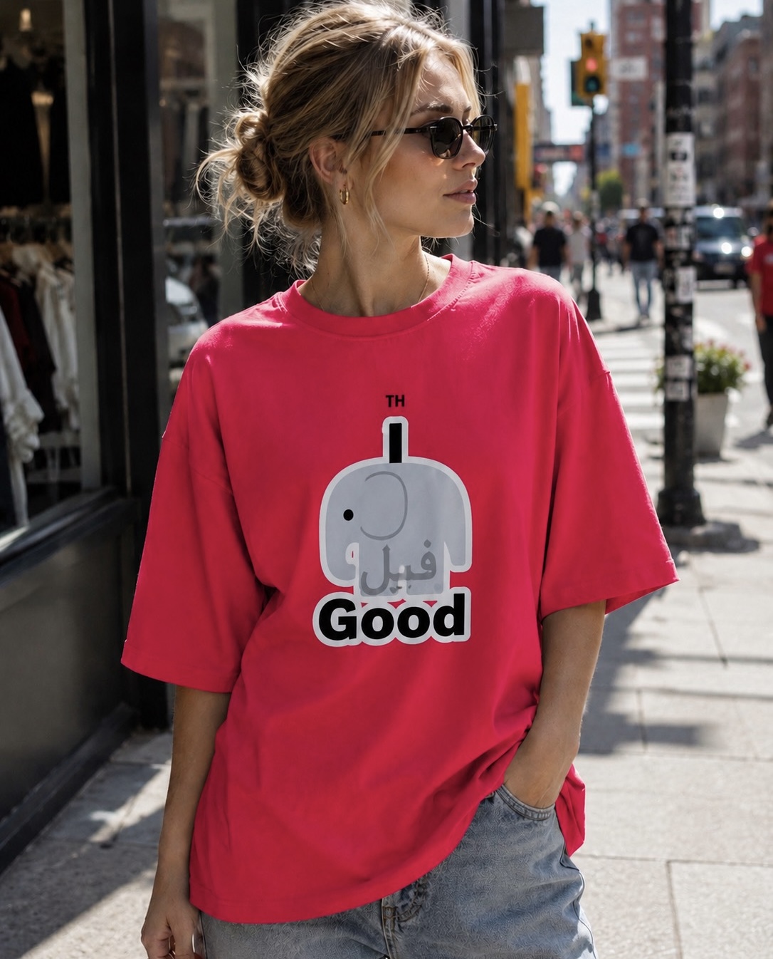 تی شرت باکسی GOOD