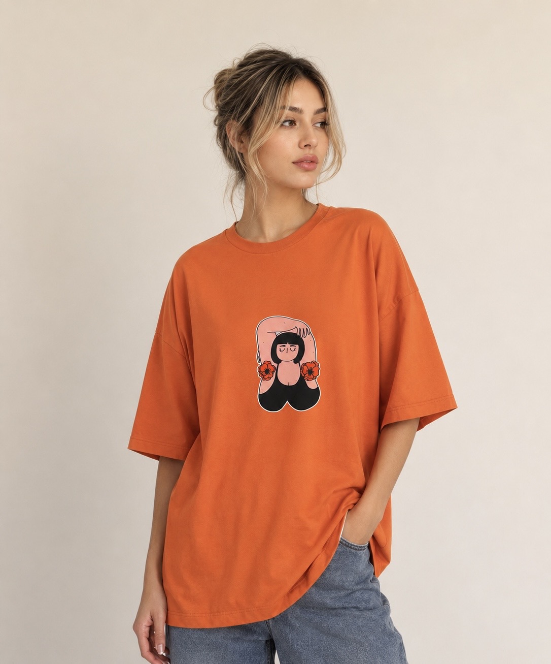 تیشرت باکسی ok